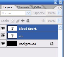 UFC Blood Sport Logo Photoshop Tutorial