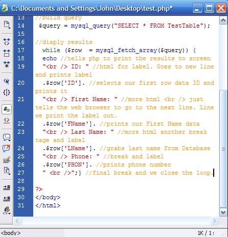 How to Access MySQL Databases using PHP