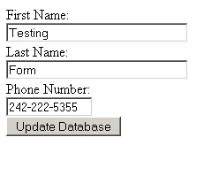 Inserting Data Into a MySQL Database using PHP