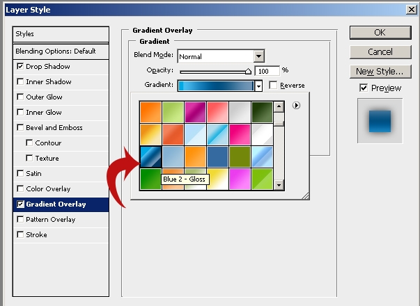 Blue Circle Button Tutorial